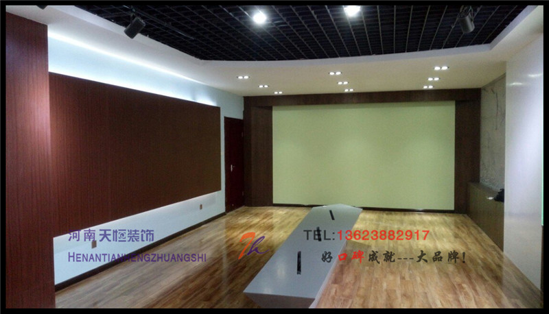 【洛陽(yáng)裝修】部隊(duì)榮譽(yù)室天恒設(shè)計(jì)施工裝修日記手機(jī)隨拍