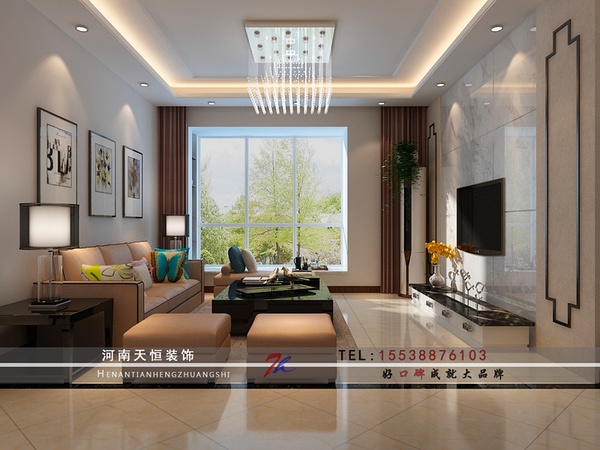洛陽(yáng)裝修案例鼎盛國(guó)際（暖，歸），天恒裝飾施工