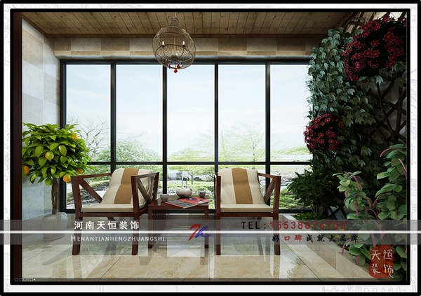洛陽裝飾公司建業(yè)桂園中式設(shè)計欣賞