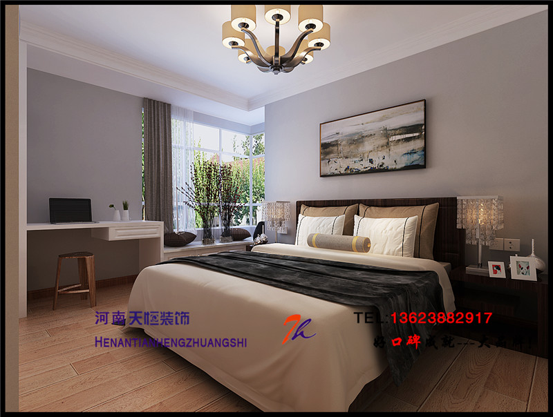 洛陽小區(qū)樣板間之十小區(qū)欣賞棕櫚泉110平